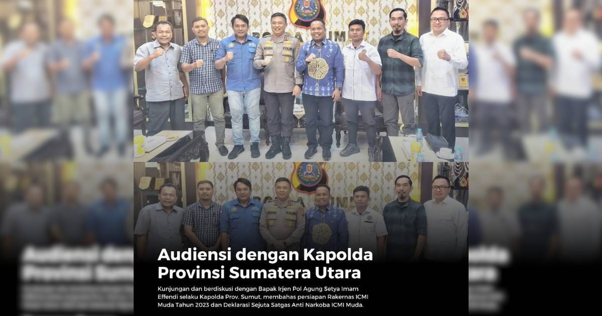 Audiensi ICMI Muda dengan Kapolda Sumatera Utara: Bahas Rakernas dan Satgas Anti Narkoba